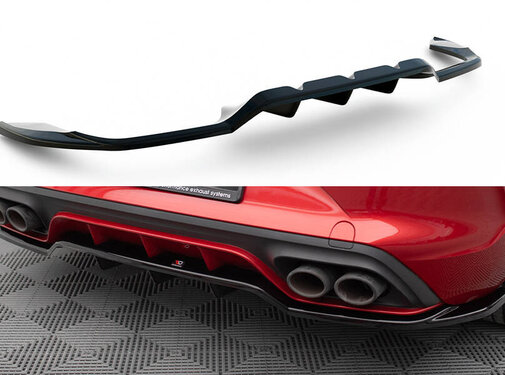 Maxton Design Maxton Design Central Rear Splitter (with vertical bars) Cupra Leon Hatchback Mk1