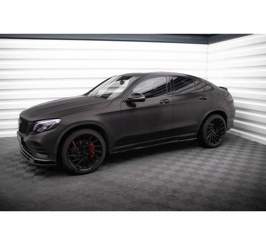Maxton Design Side Skirts Diffusers V.2 Mercedes-Benz GLC Coupe AMG-Line C253