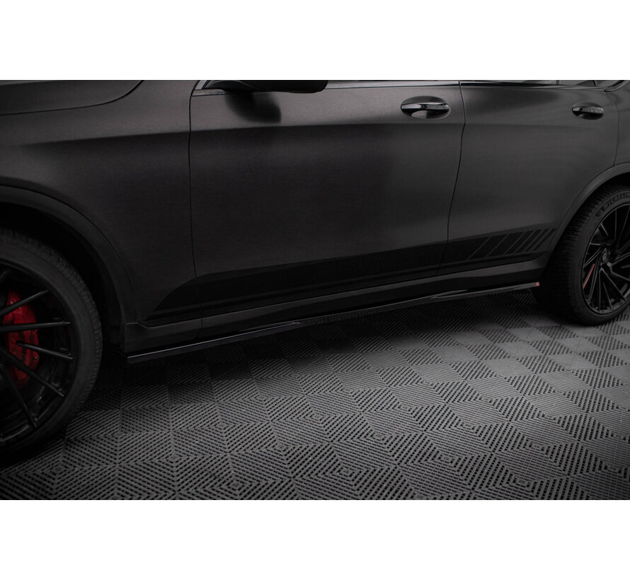Maxton Design Side Skirts Diffusers V.2 Mercedes-Benz GLC Coupe AMG-Line C253