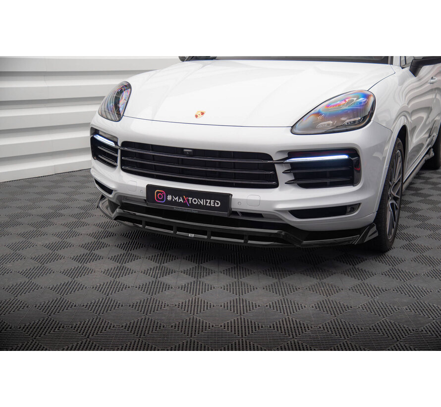 Maxton Design Front Splitter Porsche Cayenne Coupe Mk3