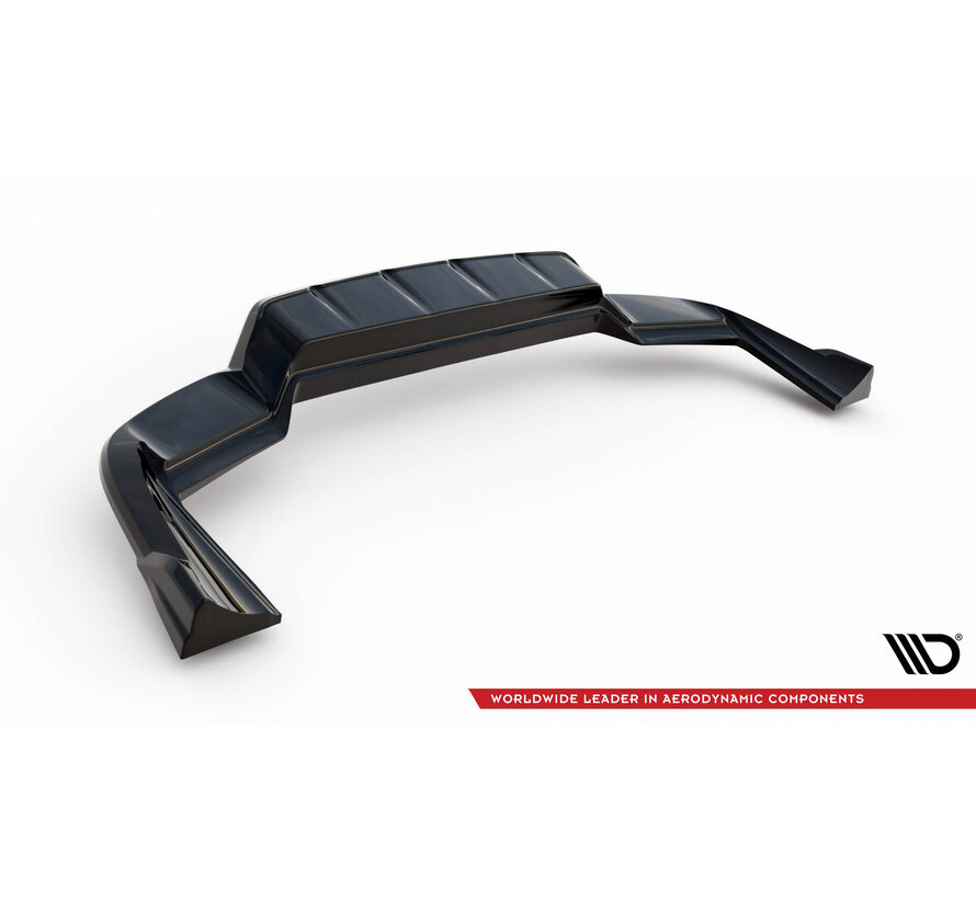 Maxton Design Central Rear Splitter (with vertical bars) Porsche Cayenne Coupe Mk3