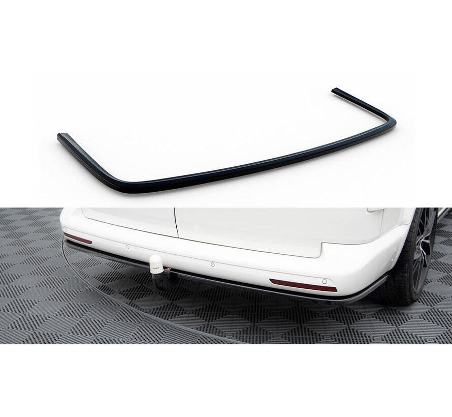 Maxton Design Central Rear Splitter Volkswagen T6 Long Facelift