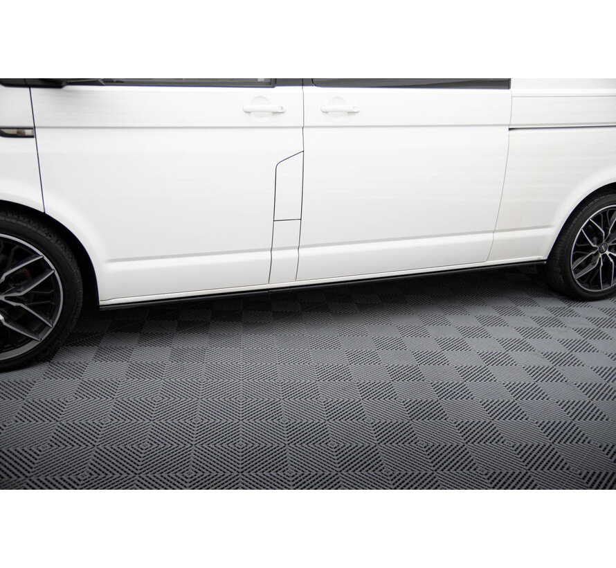 Maxton Design Side Skirts Diffusers Volkswagen T6 Long Facelift