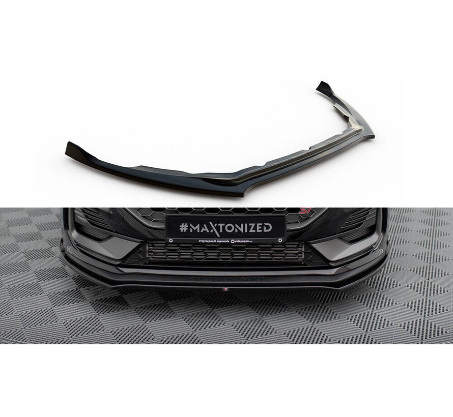 Maxton Design Front Splitter V.1 Ford Fiesta ST Mk8 Facelift