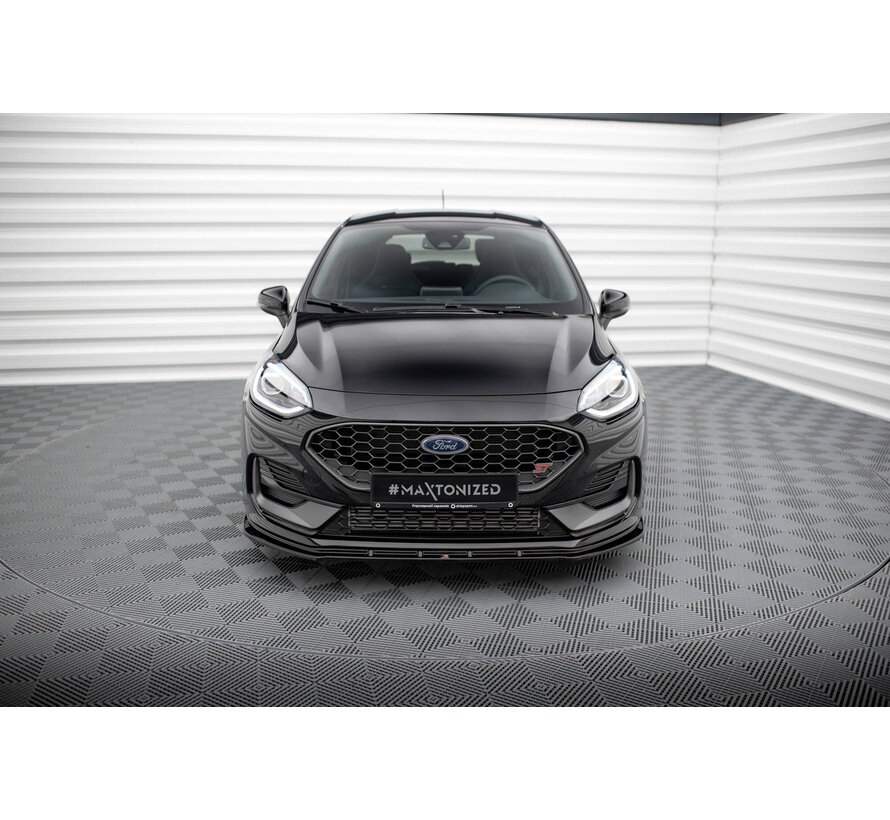Maxton Design Front Splitter V.2 Ford Fiesta ST Mk8 Facelift