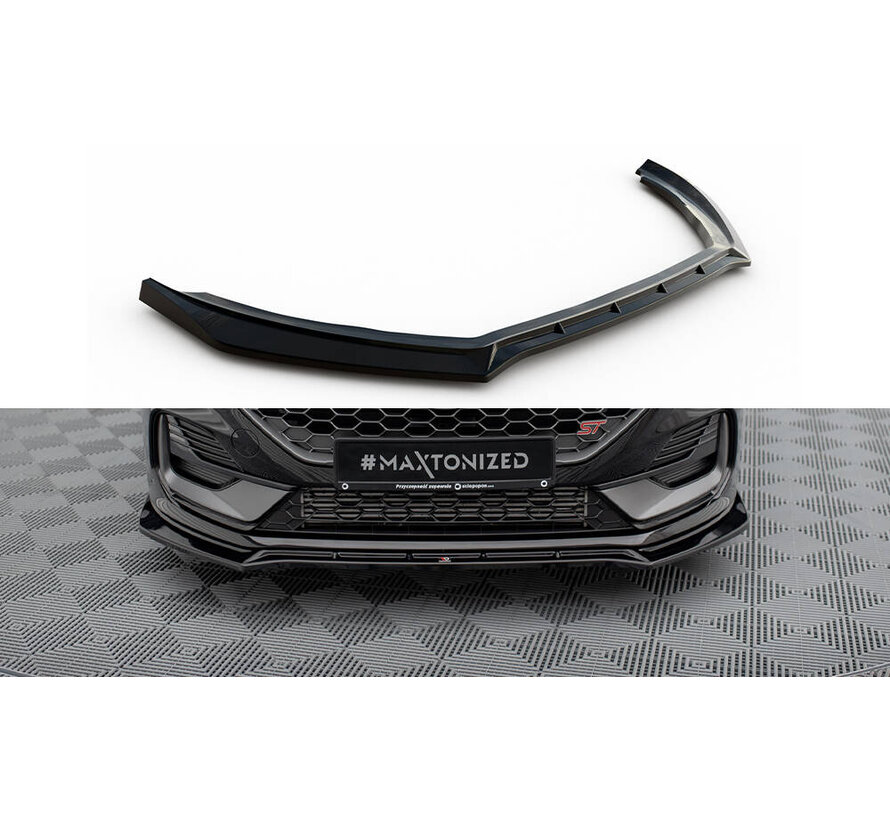 Maxton Design Front Splitter V.4 Ford Fiesta ST Mk8 Facelift