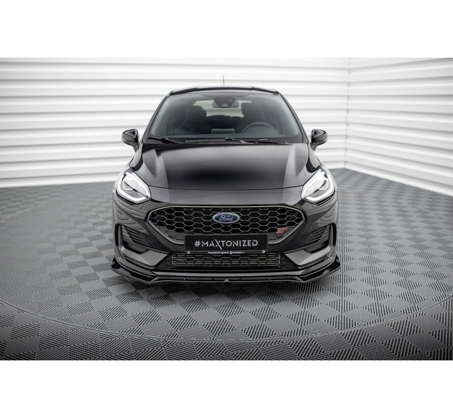 Maxton Design Front Splitter V.4 Ford Fiesta ST Mk8 Facelift