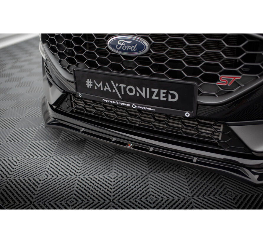 Maxton Design Front Splitter V.4 Ford Fiesta ST Mk8 Facelift