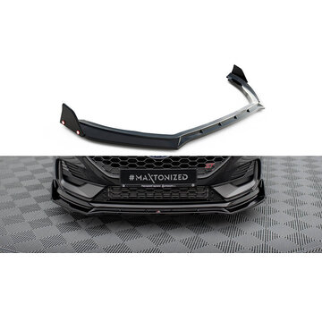 Maxton Design Maxton Design Front Splitter V.4 + Flaps Ford Fiesta ST Mk8 Facelift