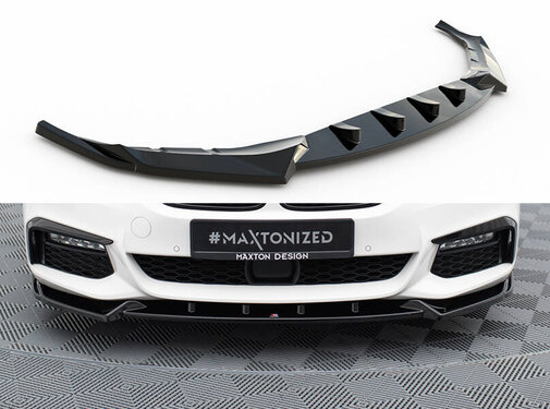 Maxton Design Maxton Design Front Splitter V.4 passend voor BMW 5 M-Pack G30 / G31