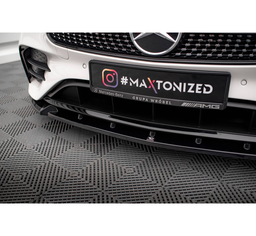 Maxton Design Front Splitter V.2 Mercedes-Benz E-Class W213 Coupe (C238) / Cabriolet (A238) AMG-Line / 53 AMG