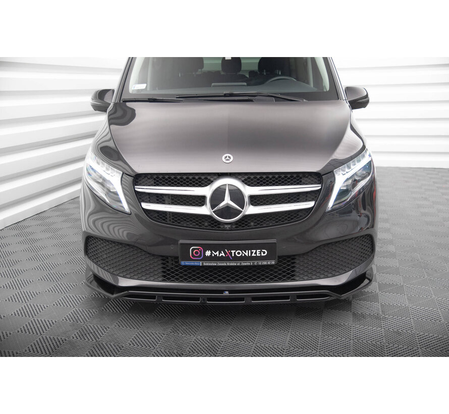 Maxton Design Front Splitter V.2 Mercedes-Benz V-Class W447 Facelift