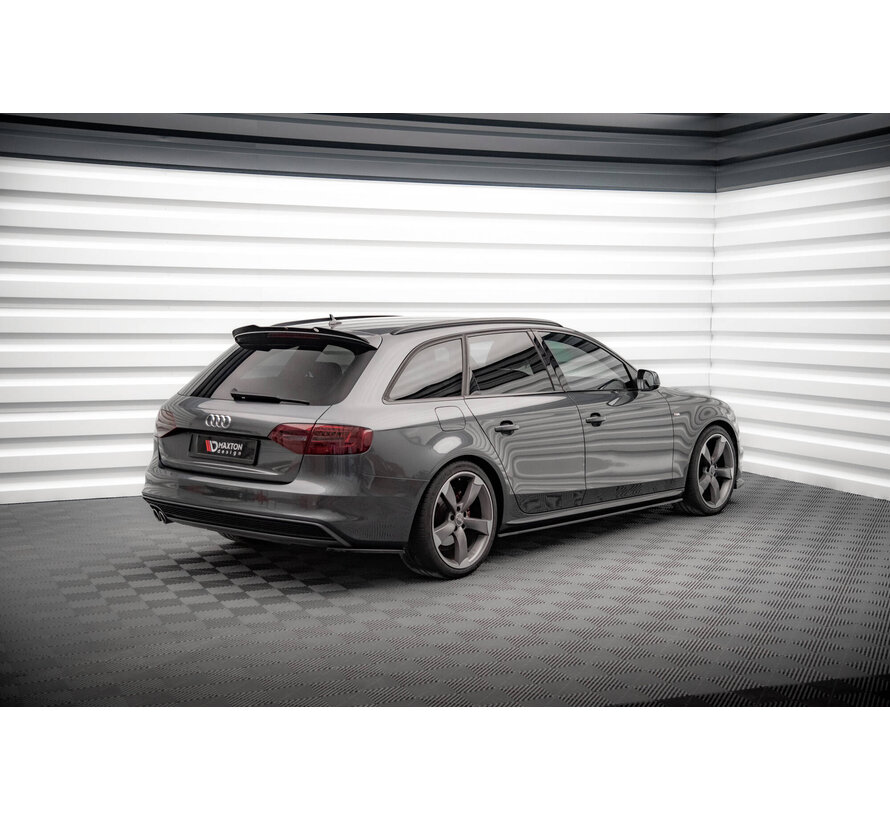 Maxton Design Spoiler Cap Audi A4 S-Line / S4 Avant B8 Facelift