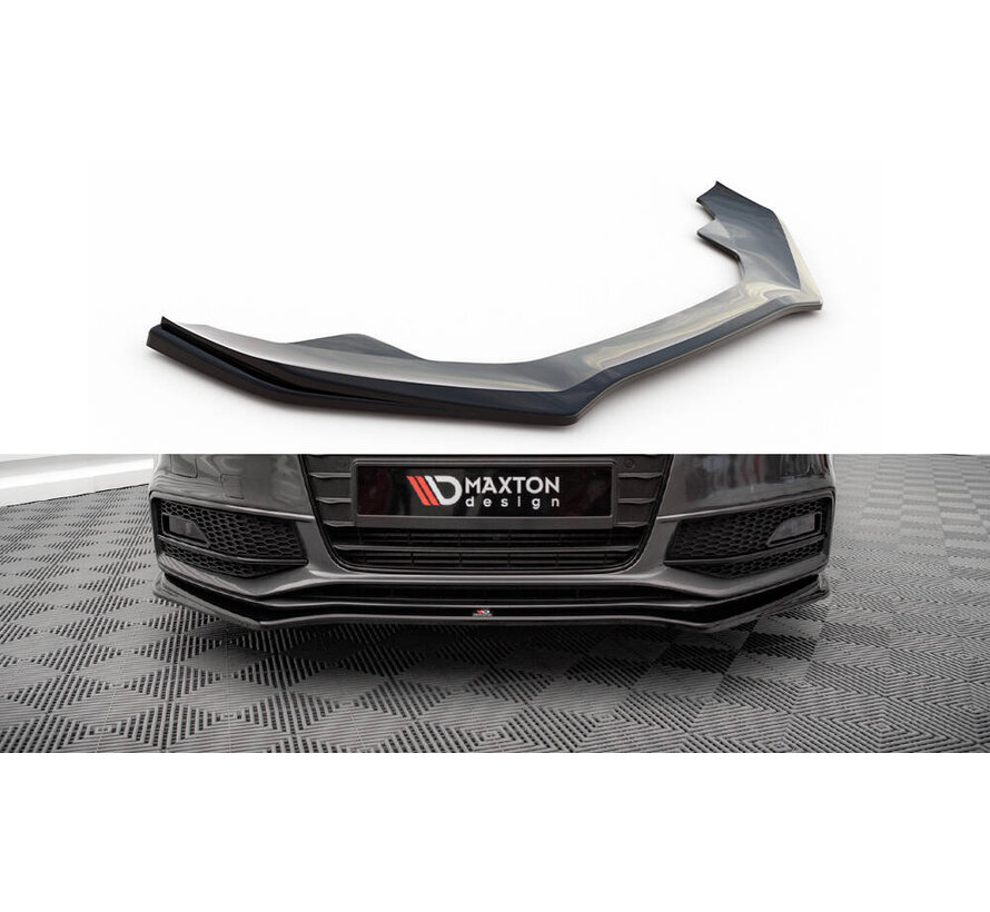 Maxton Design Front Splitter V.4 Audi A4 S-Line / S4 B8 Facelift