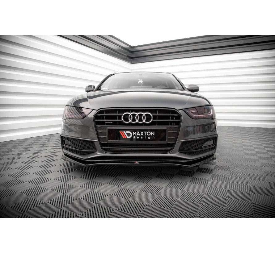 Maxton Design Front Splitter V.4 Audi A4 S-Line / S4 B8 Facelift