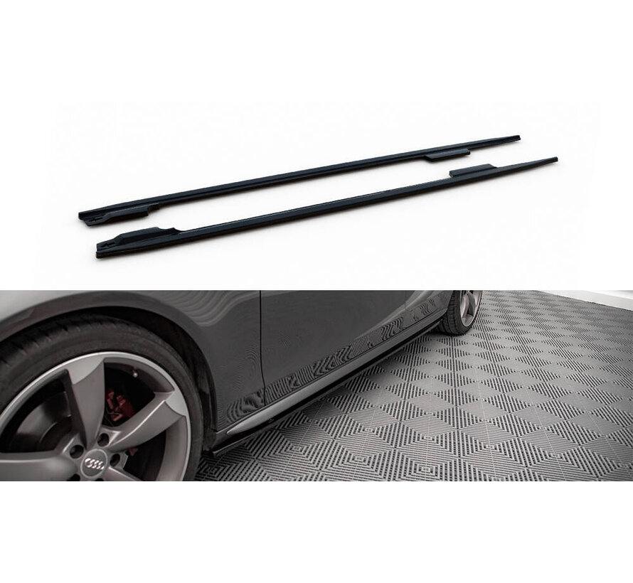 Maxton Design Side Skirts Diffusers V.2 Audi A4 / A4 S-Line / S4 B8