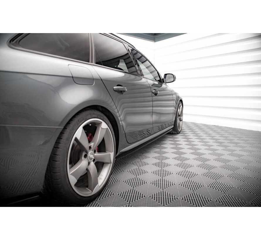 Maxton Design Side Skirts Diffusers V.2 Audi A4 / A4 S-Line / S4 B8