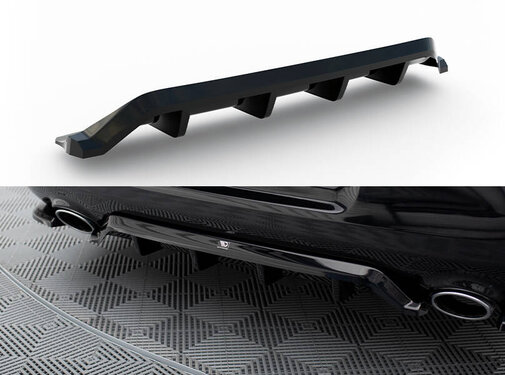 Maxton Design Maxton Design Central Rear Splitter (with vertical bars) Chrysler 300 Mk2