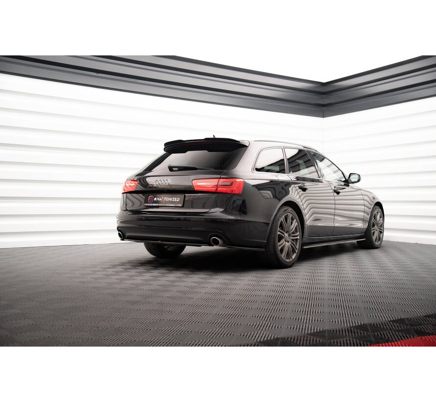 Maxton Design Central Rear Splitter for Audi A6 Avant C7