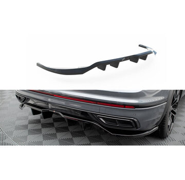 Maxton Design Maxton Design Central Rear Splitter (with vertical bars) Volkswagen Tiguan Allspace R-Line Mk2 Facelift