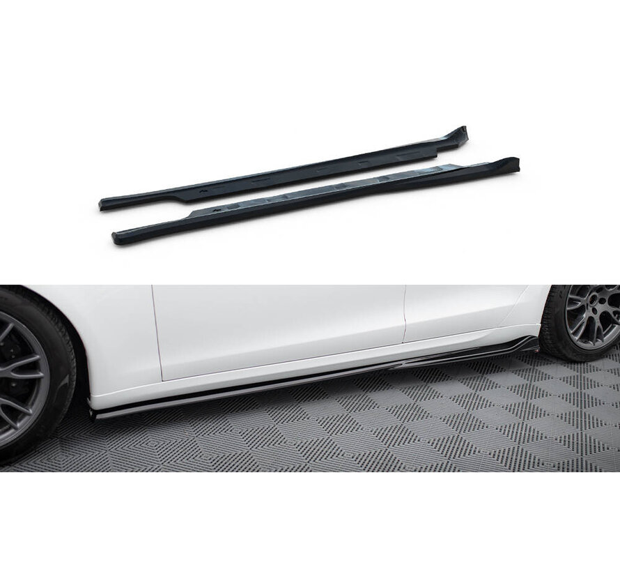Maxton Design Side Skirts Diffusers V.1 Tesla Model S Plaid Mk1 Facelift