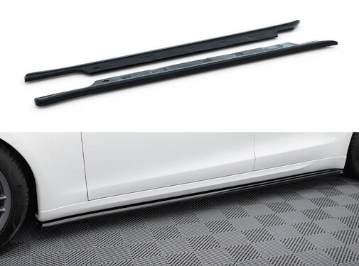Maxton Design Maxton Design Side Skirts Diffusers V.2 Tesla Model S Plaid Mk1 Facelift