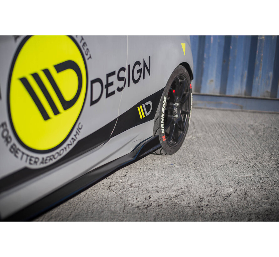 Maxton Design Side Skirts Diffusers V.3 Ford Fiesta ST / ST-Line Mk7