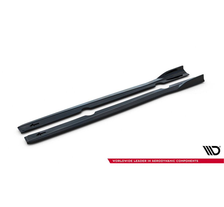 Maxton Design Side Skirts Diffusers V.3 Ford Fiesta ST / ST-Line Mk7