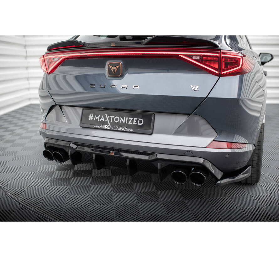 Maxton Design REAR VALANCE V.3 + EXHAUST TIPS CUPRA FORMENTOR VZ MK1