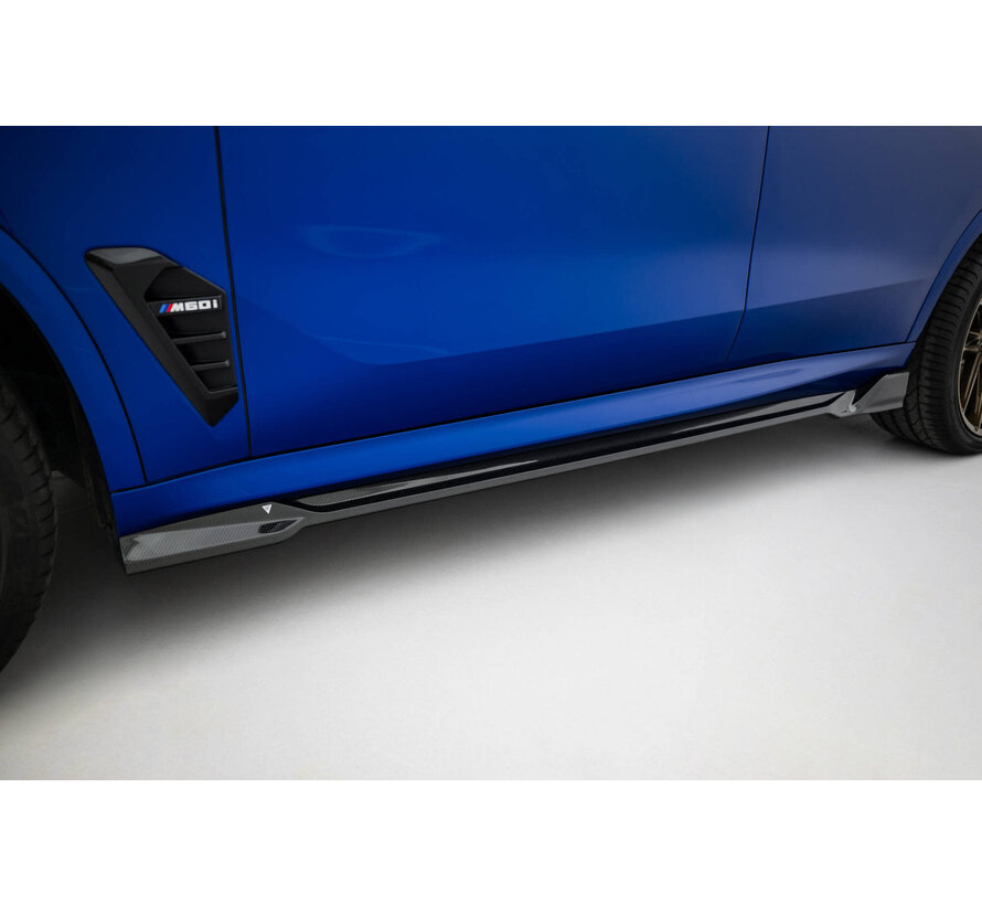 Maxton Design Prepreg Carbon Fiber Side Skirts BMW X5 M-Pack G05 Facelift / X5M F95 Facelift