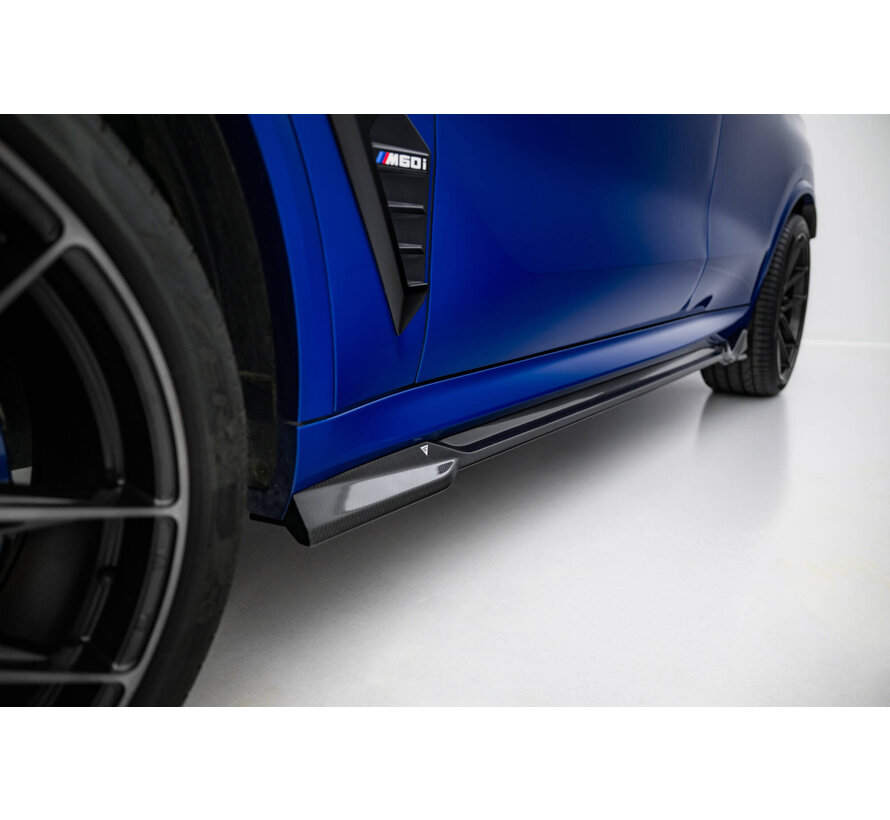 Maxton Design Prepreg Carbon Fiber Side Skirts BMW X5 M-Pack G05 Facelift / X5M F95 Facelift