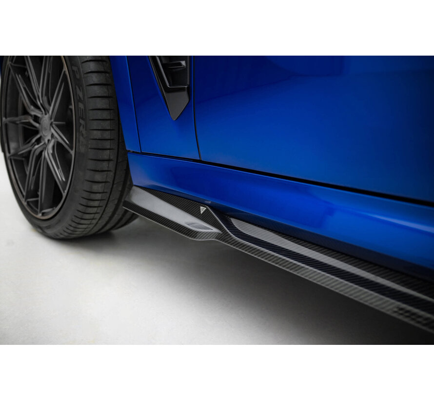 Maxton Design Prepreg Carbon Fiber Side Skirts BMW X5 M-Pack G05 Facelift / X5M F95 Facelift