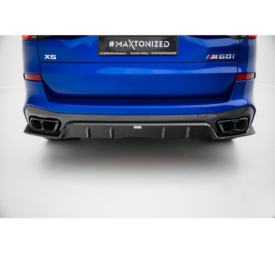 Maxton Design Prepreg Carbon Fiber Rear Diffuser BMW X5 M-Pack G05 Facelift