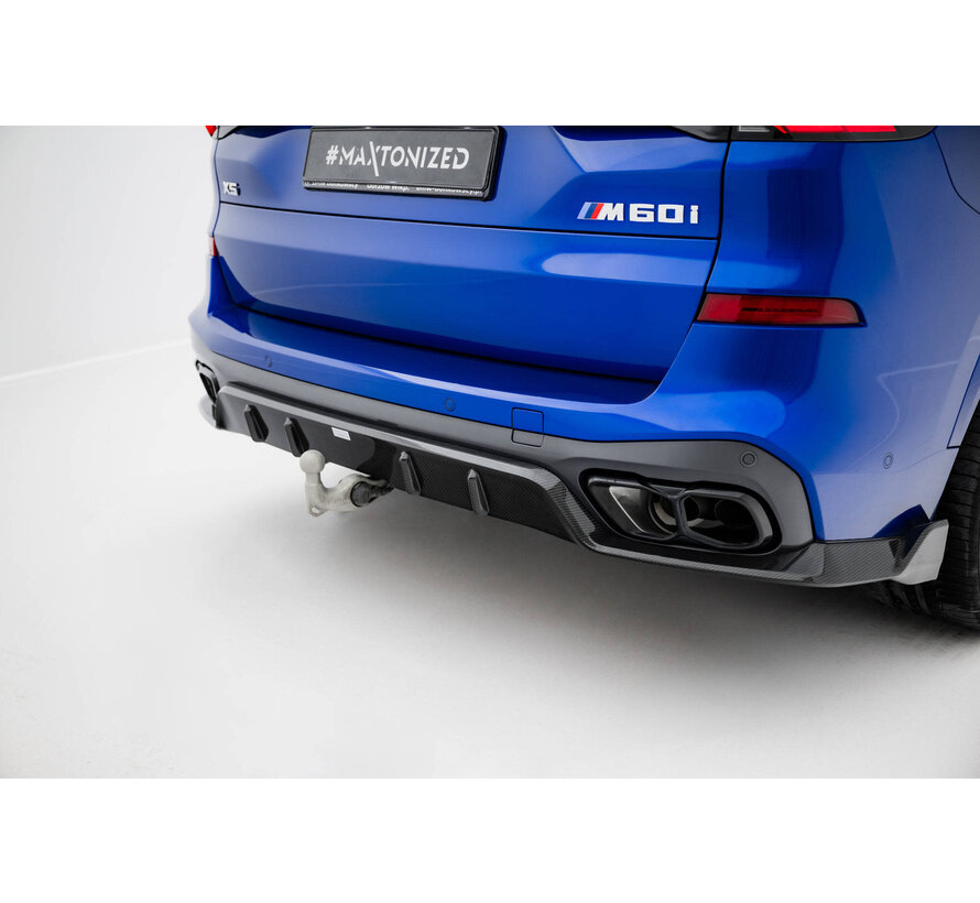 Maxton Design Prepreg Carbon Fiber Rear Diffuser BMW X5 M-Pack G05 Facelift