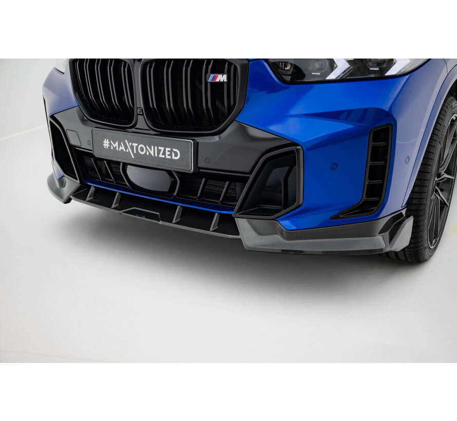 Maxton Design Prepreg Carbon Fiber Front Splitter BMW X5 M-Pack G05 Facelift
