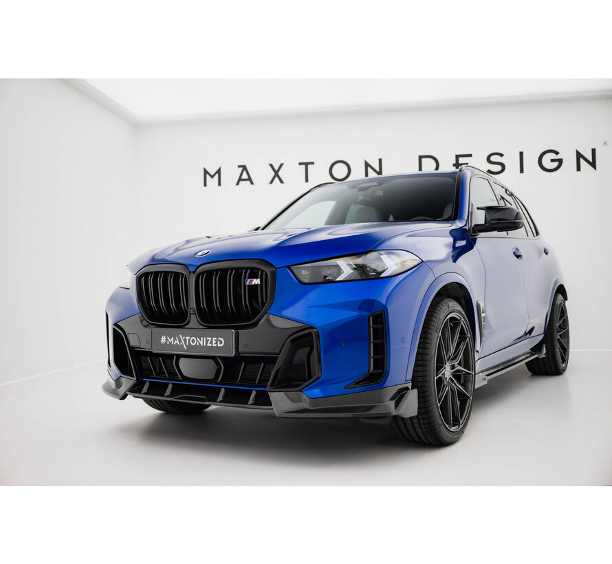 Maxton Design Prepreg Carbon Fiber Front Splitter BMW X5 M-Pack G05 Facelift