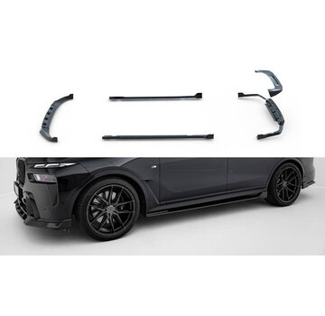 Maxton Design Maxton Design Set of Prepreg Carbon Splitters BMW X7 M-Pack G07 Facelift