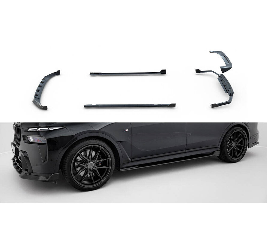 Maxton Design Set of Prepreg Carbon Splitters BMW X7 M-Pack G07 Facelift