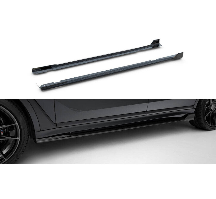Maxton Design Prepreg Carbon Fiber Side Skirts BMW X7 M-Pack G07 Facelift