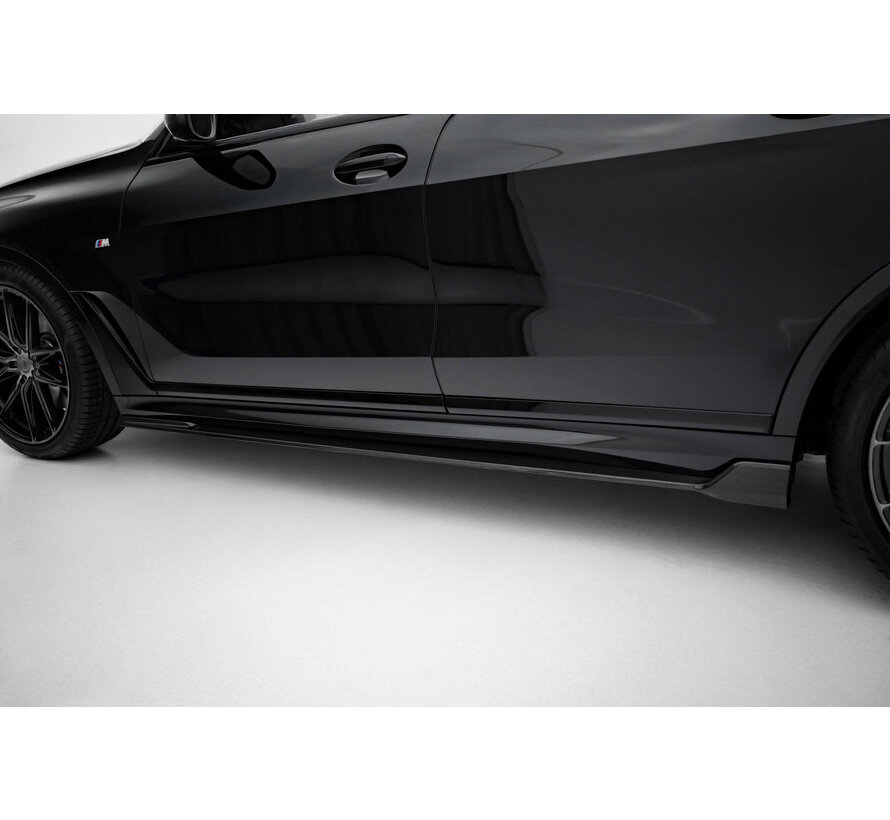 Maxton Design Prepreg Carbon Fiber Side Skirts BMW X7 M-Pack G07 Facelift