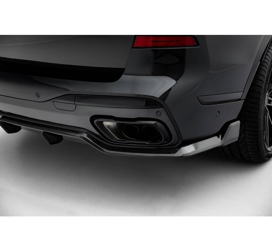 Maxton Design Prepreg Carbon Fiber Rear Diffuser BMW X7 M-Pack G07 Facelift