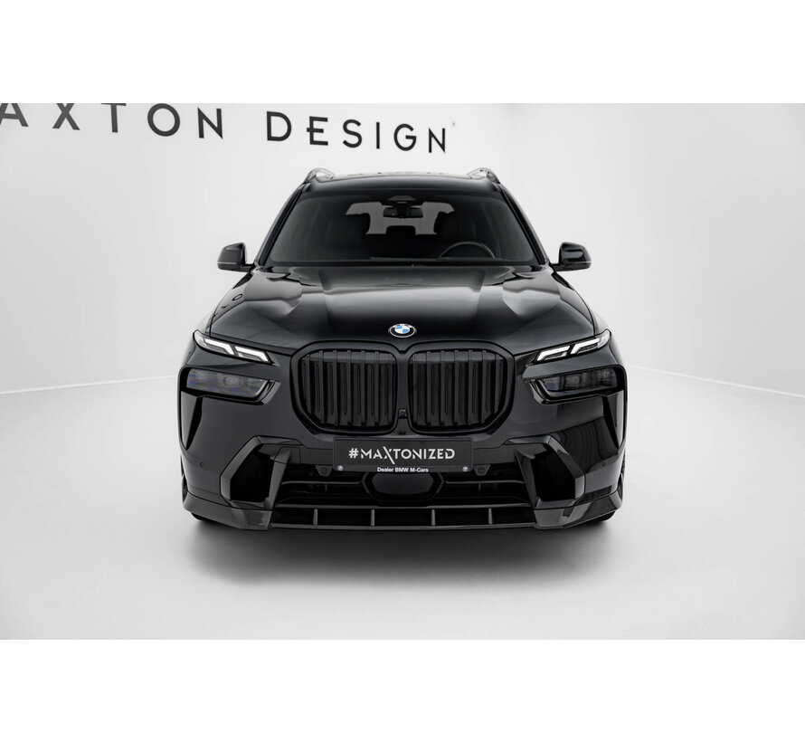 Maxton Design Prepreg Carbon Fiber Front Splitter BMW X7 M-Pack G07 Facelift