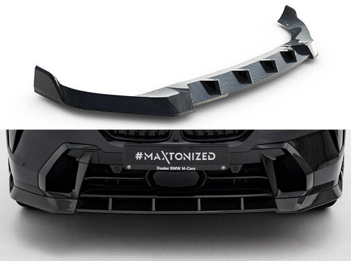 Maxton Design Maxton Design Prepreg Carbon Fiber Front Splitter passend voor BMW X7 M-Pack G07 Facelift