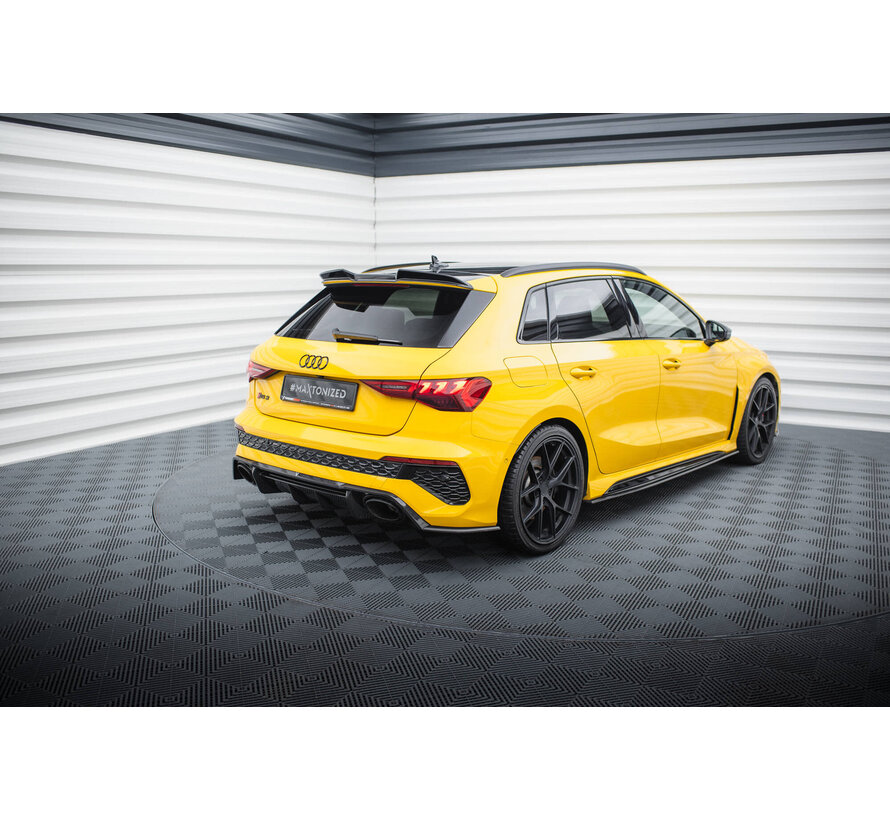 Maxton Design Prepreg Carbon Fiber Rear Side Splitters Audi RS3 Sportback 8Y