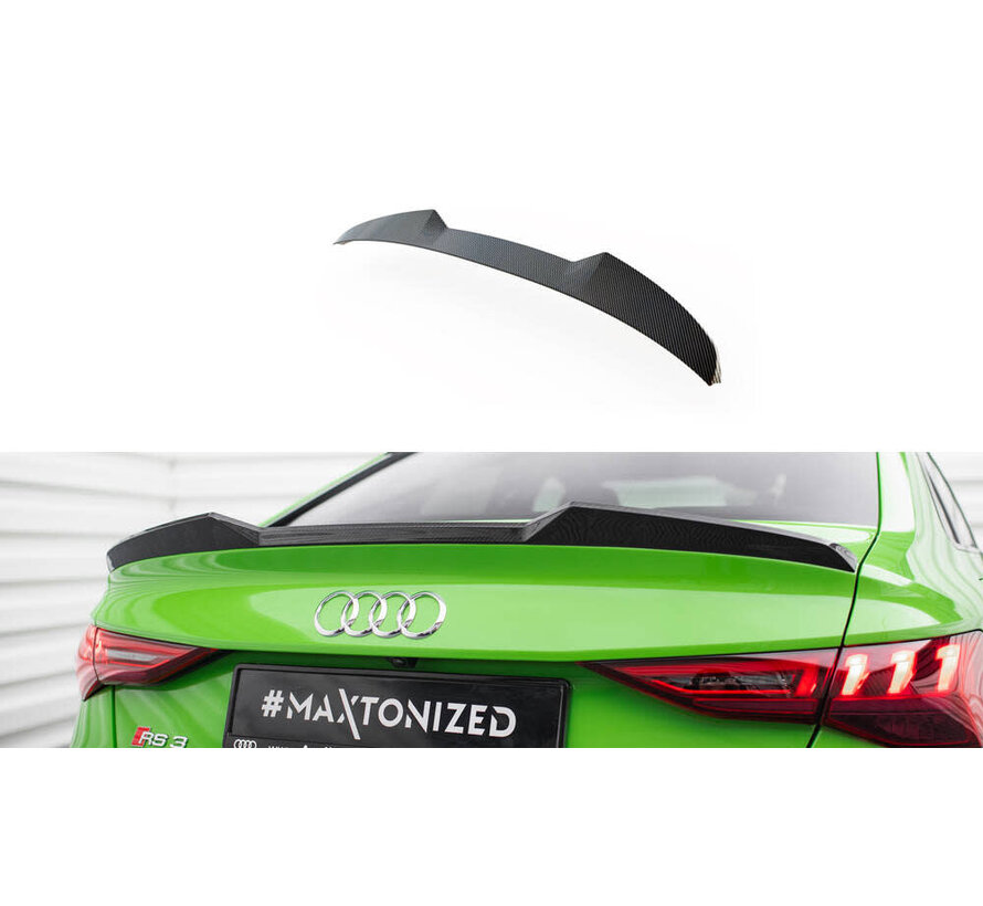 Maxton Design Prepreg Carbon Fiber Tailgate Spoiler Audi RS3 Sedan 8Y