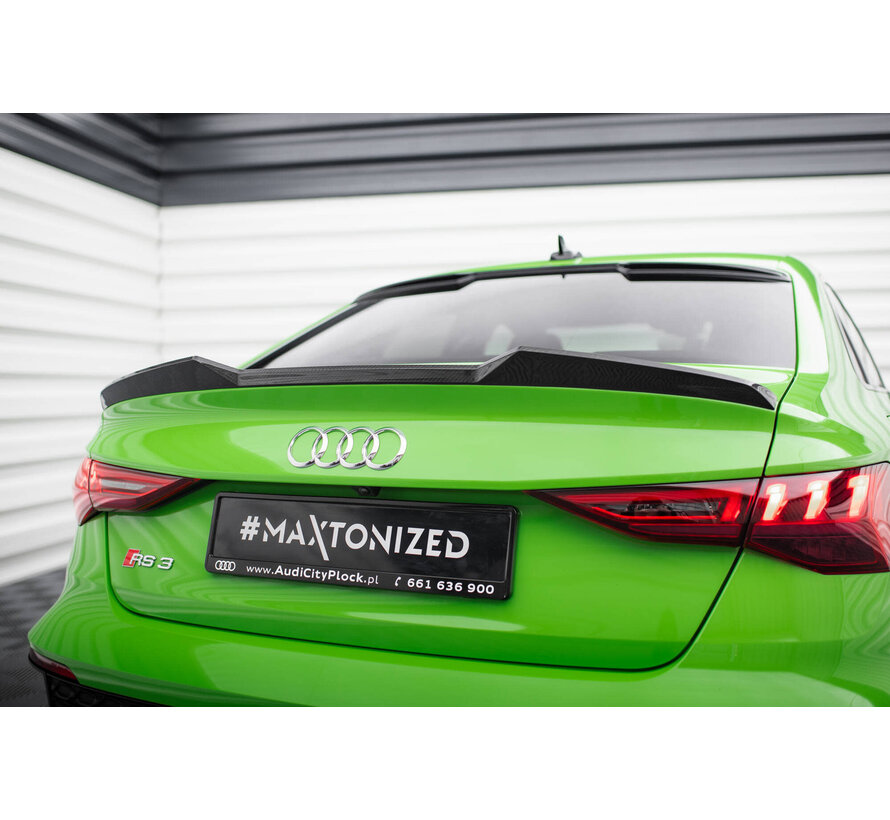 Maxton Design Prepreg Carbon Fiber Tailgate Spoiler Audi RS3 Sedan 8Y