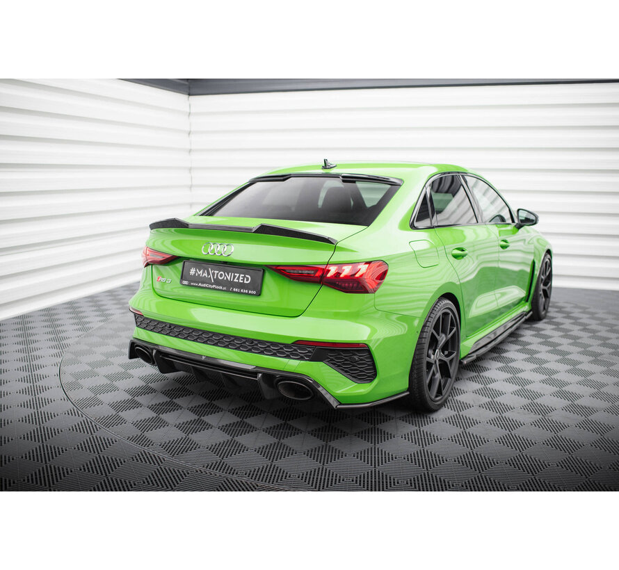 Maxton Design Prepreg Carbon Fiber Tailgate Spoiler Audi RS3 Sedan 8Y
