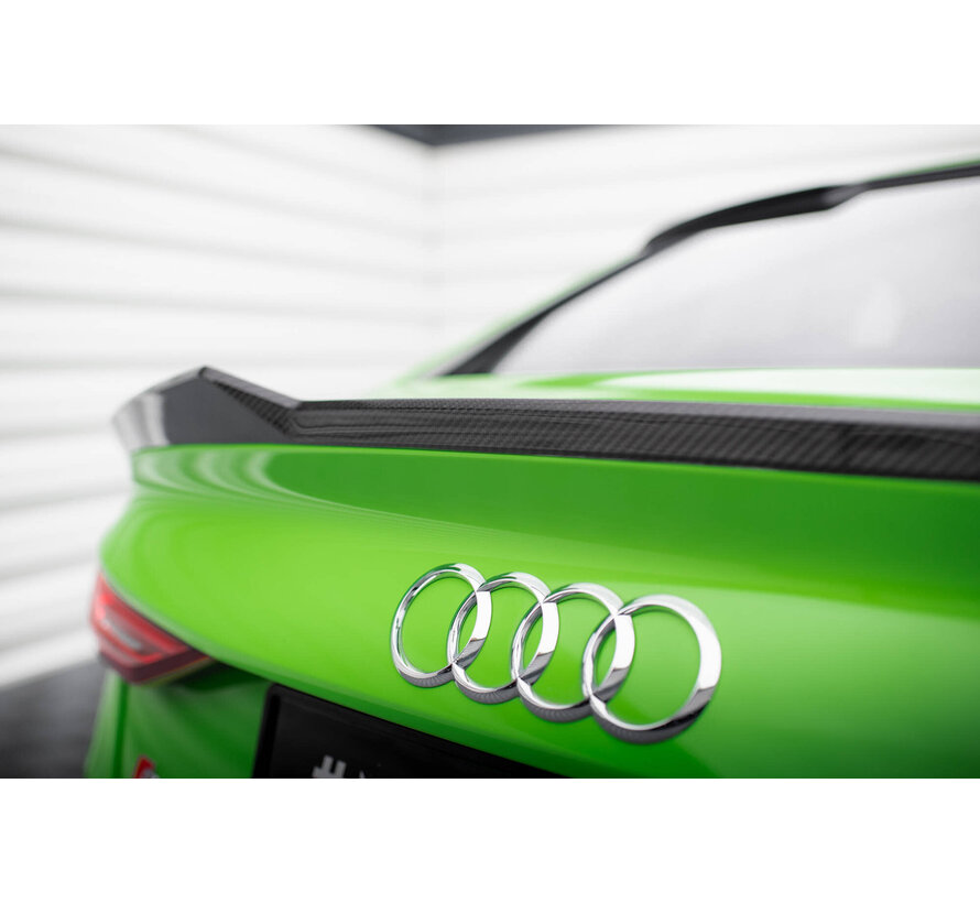 Maxton Design Prepreg Carbon Fiber Tailgate Spoiler Audi RS3 Sedan 8Y