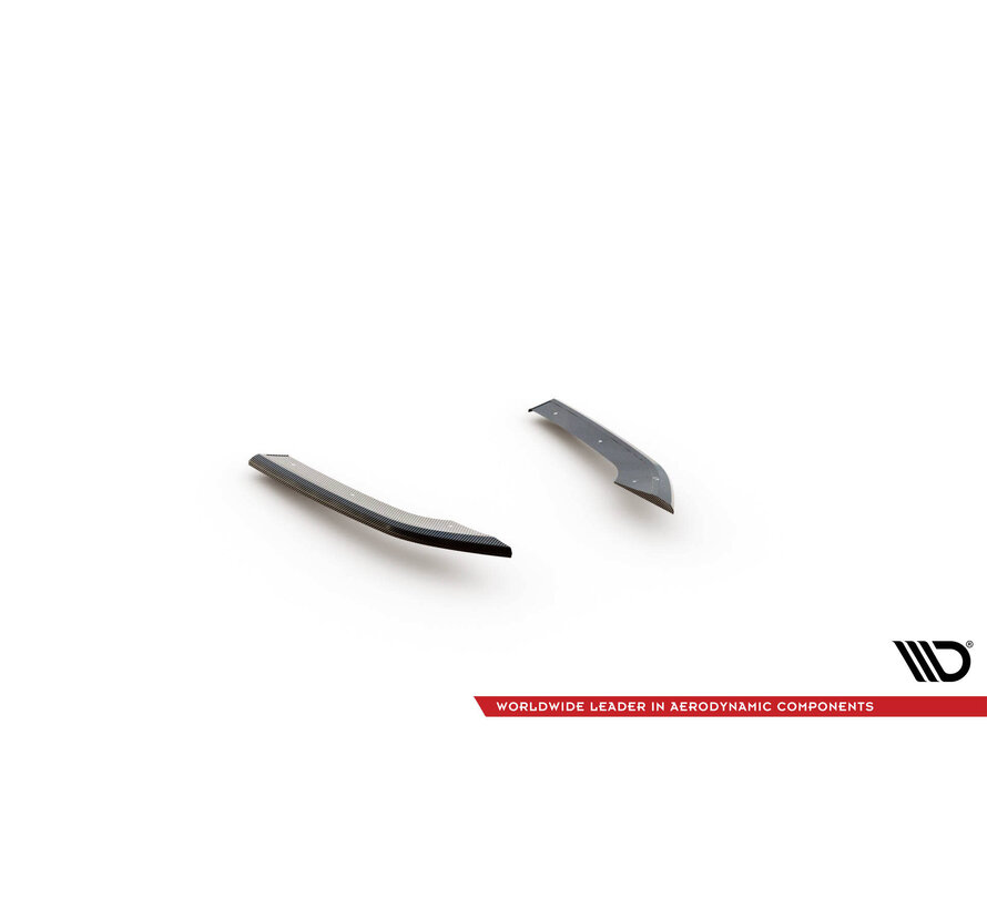 Maxton Design Prepreg Carbon Fiber Rear Side Splitters V.2 Audi RS3 Sedan 8Y