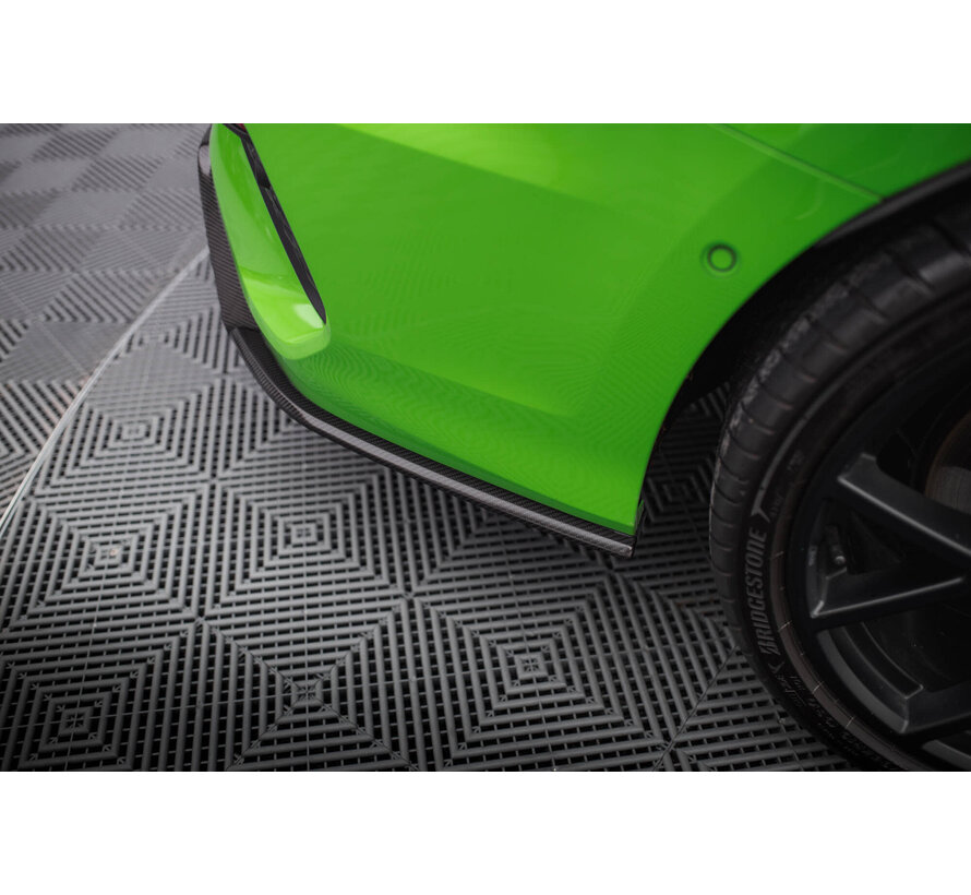 Maxton Design Prepreg Carbon Fiber Rear Side Splitters V.2 Audi RS3 Sedan 8Y